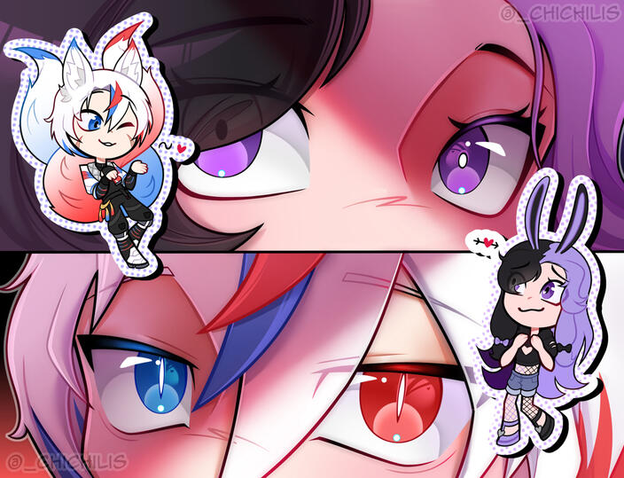 YCH EYES + CHIBIS